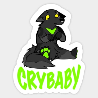 Crybaby - lettering Sticker